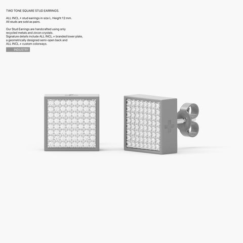 Two-Tone Square Studs in Industry