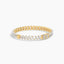 8 mm Iced Out Cuban Bracelet in Gold