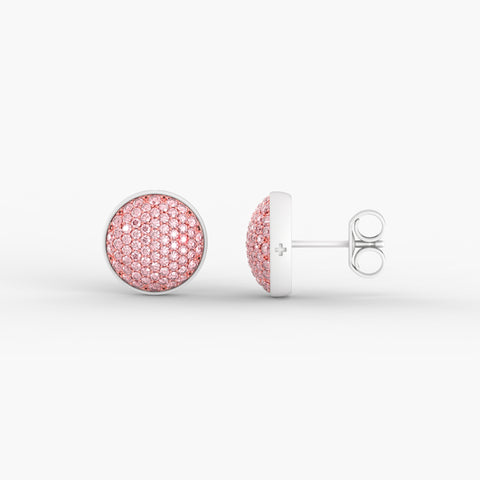 Unity Studs in Fuchsia