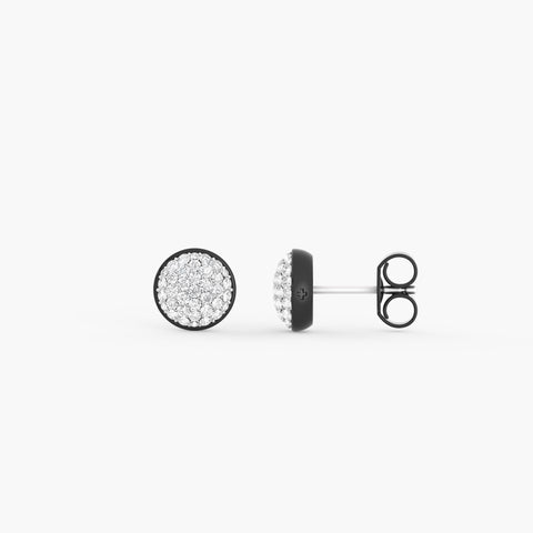 Two-Tone Sphere Studs in Ash